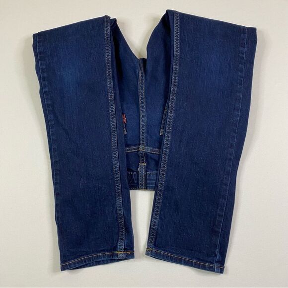 Levi's 502 Jeans Women's 25x26 Dark Denim Regular Taper Mid Rise Casual - Picture 8 of 11